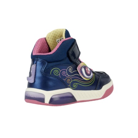 Geox Ανατομικά Παιδικά Sneakers Inek Girl με φωτάκια 